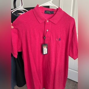 Pink Polo Mesh Shirt